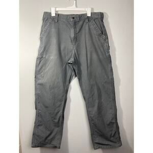 Carhartt Mens 36 x 32 Original Dungaree Fit Canvas B151 FAT Work Carpenter Pant